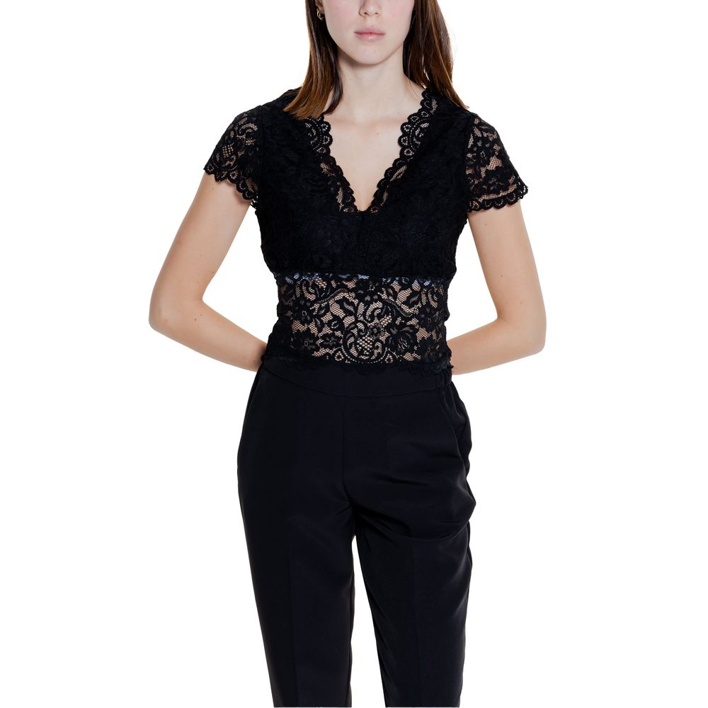 Morgan De Toi 241-DANSA Top Noir - Design Élégant en Dentelle