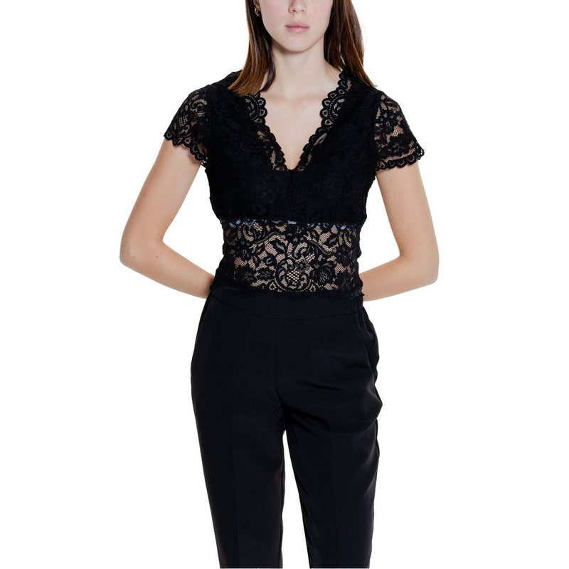 Morgan De Toi 241-DANSA Top Noir - Design Élégant en Dentelle