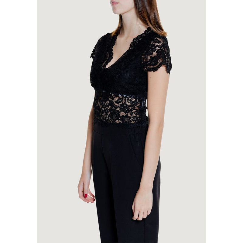 Morgan De Toi 241-DANSA Top Noir - Design Élégant en Dentelle
