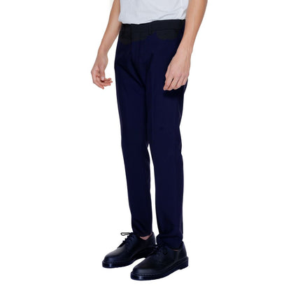 Antony Morato blauwe polyester broek