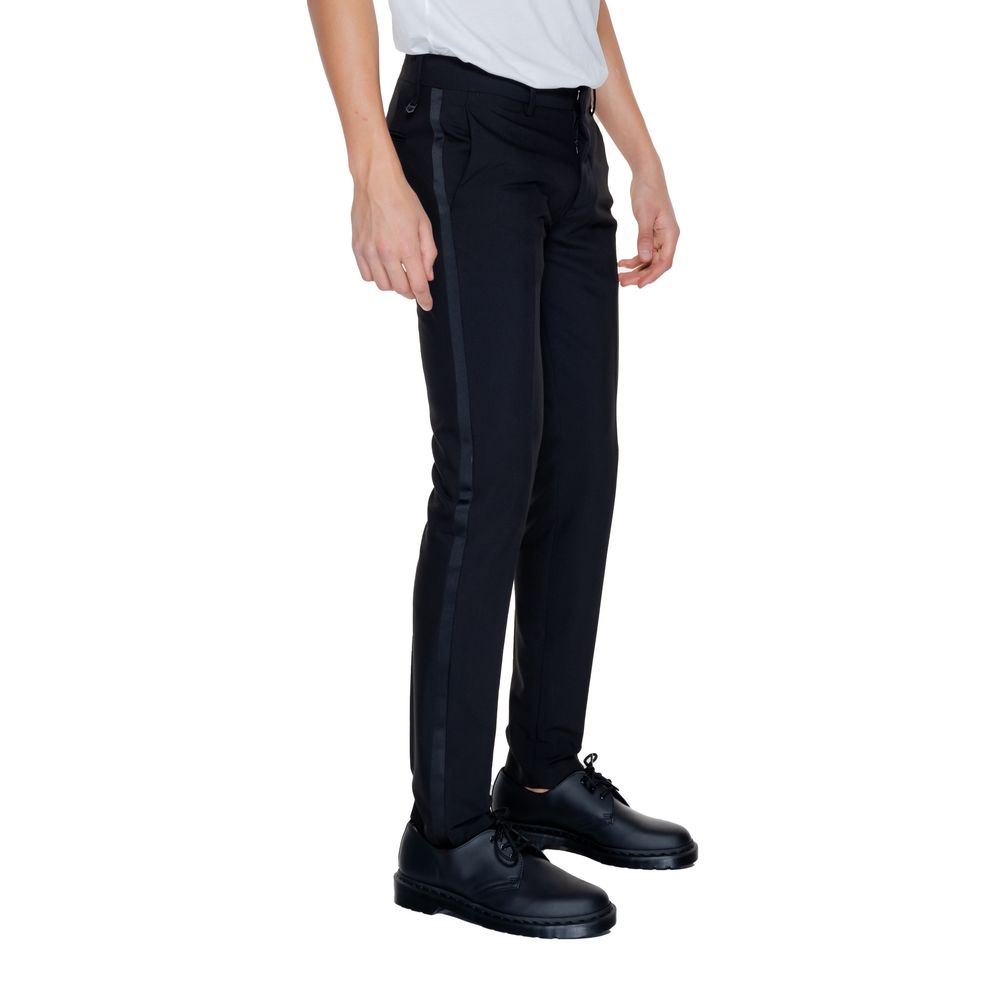 Antony Morato MMTS00028-FA600255 Pantalon Noir en Polyester