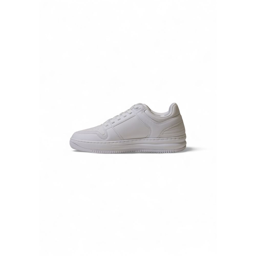 EA7 Emporio Armani White Polyester Sneaker - Unisex Style