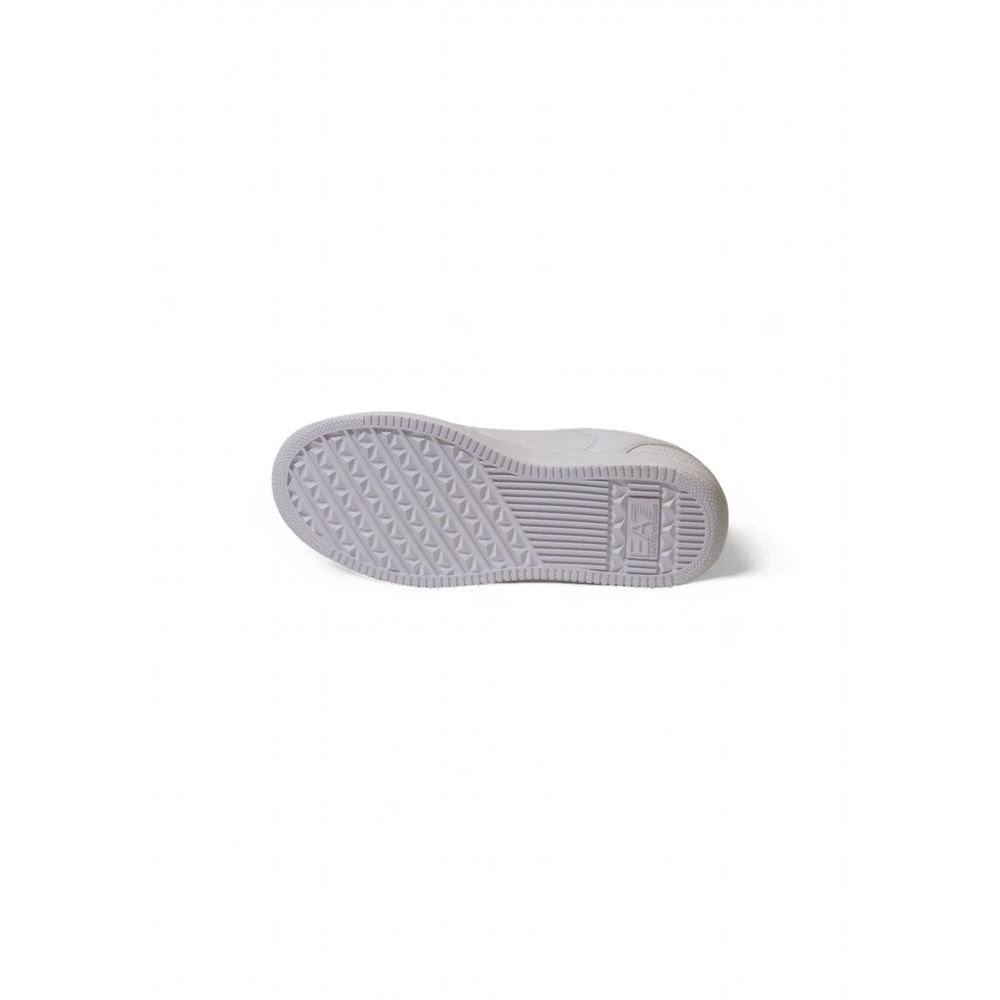 EA7 Emporio Armani White Polyester Sneaker - Unisex Style