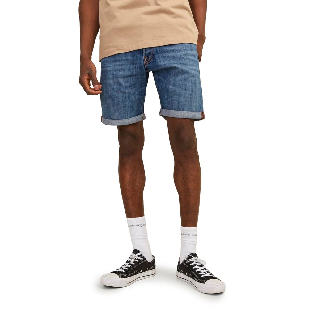 Jack Jones Bermuda en Coton Bleu JJICHRIS JJWOOD