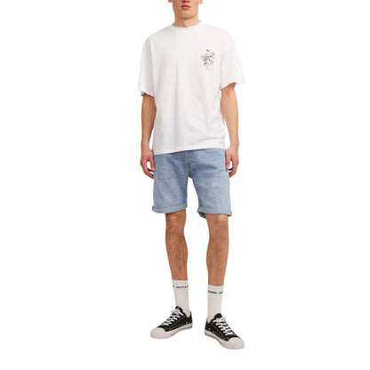 Short Bermuda en coton bleu clair Jack Jones