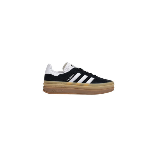 Baskets en cuir suédé noir Adidas