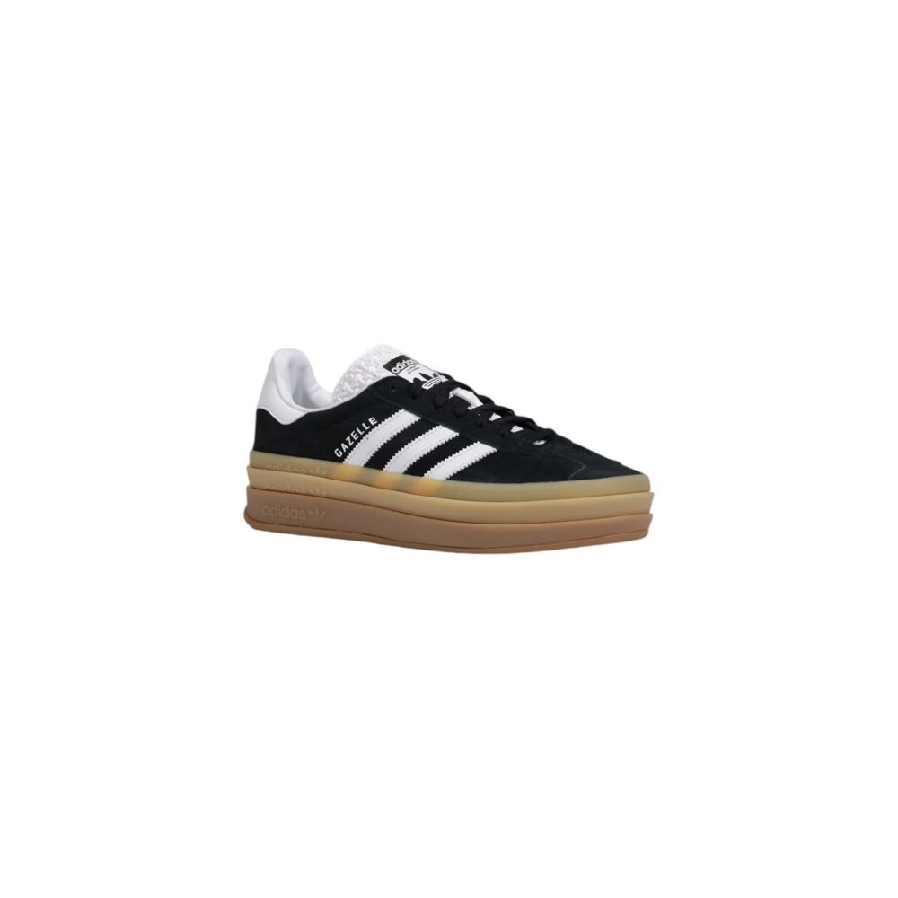 Baskets en cuir suédé noir Adidas