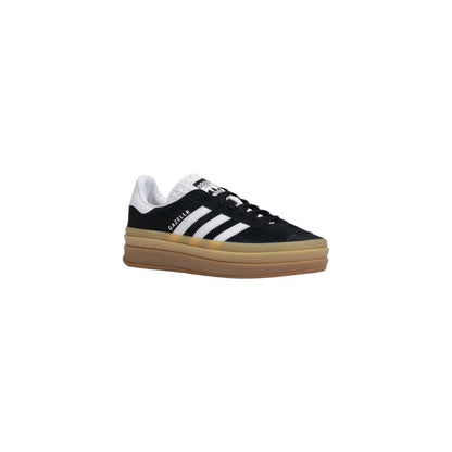 Baskets en cuir suédé noir Adidas
