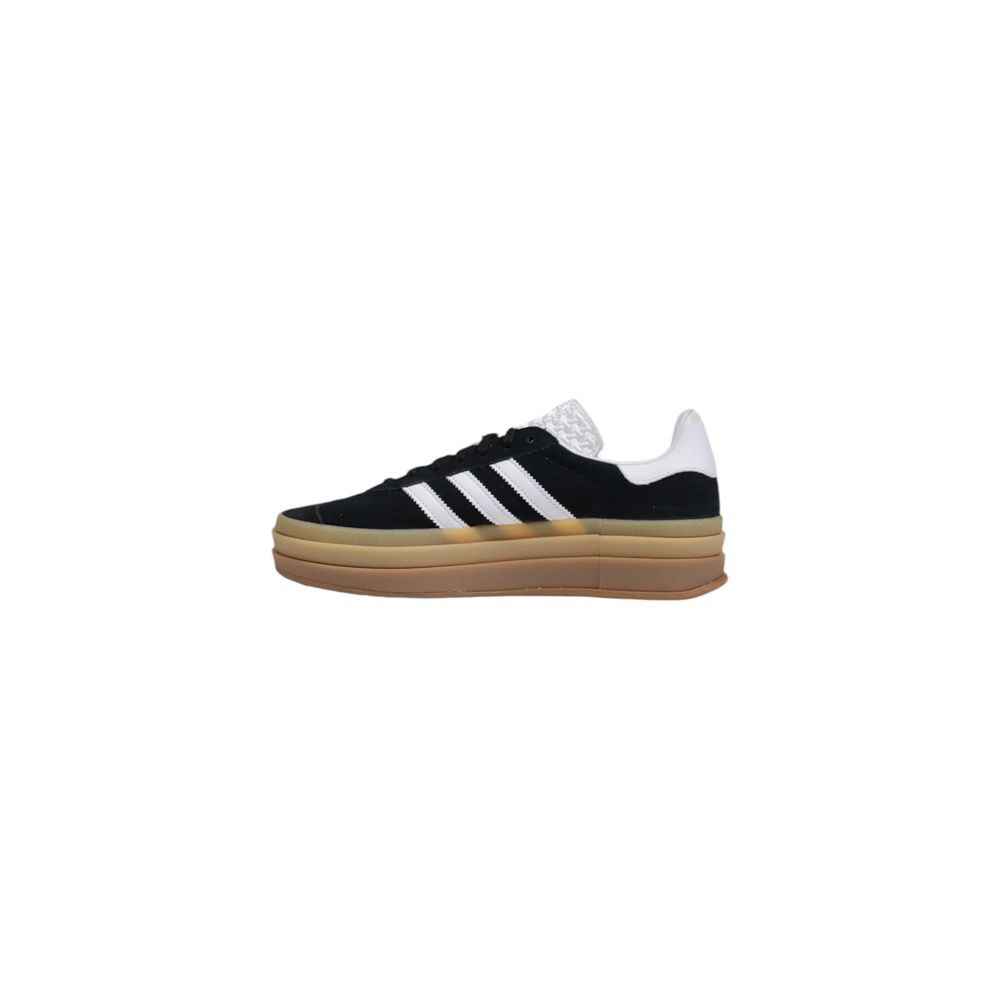 Baskets en cuir suédé noir Adidas