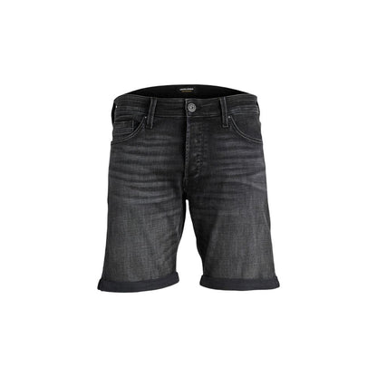 Short Bermuda en coton noir Jack Jones
