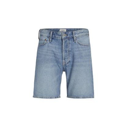 Jack Jones Blue Cotton Bermuda
