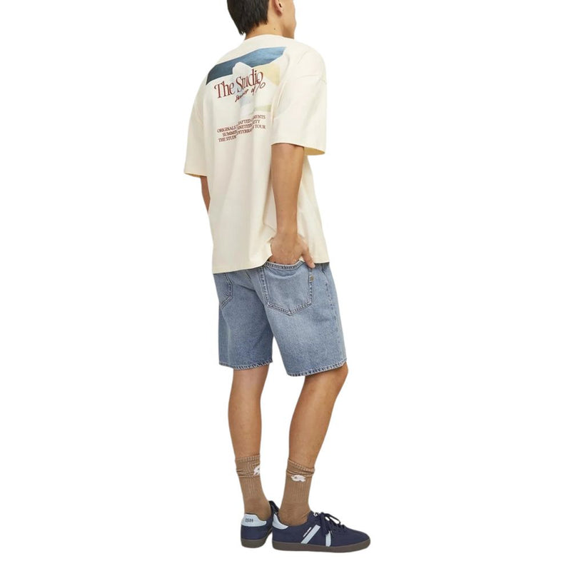 Jack Jones JJICHRIS JJCOOPER Bermuda Shorts en Coton Bleu