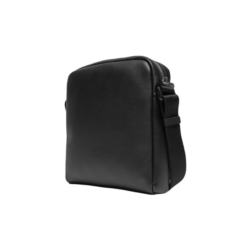 Calvin Klein Jeans Black Polyurethane Messenger Bag