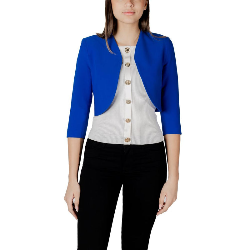 Morgan De Toi Blue Polyester Bolero - Elegant Women's Sweater