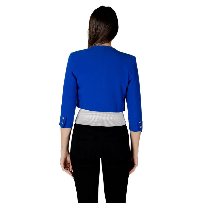 Morgan De Toi Blue Polyester Bolero - Elegant Women's Sweater