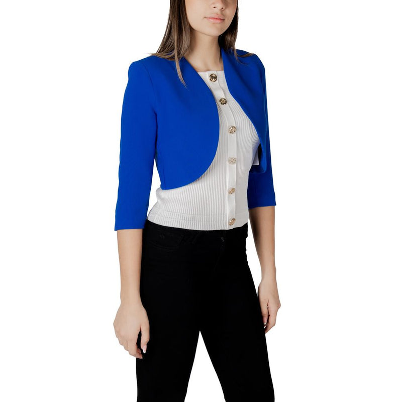 Morgan De Toi Blue Polyester Bolero - Elegant Women's Sweater