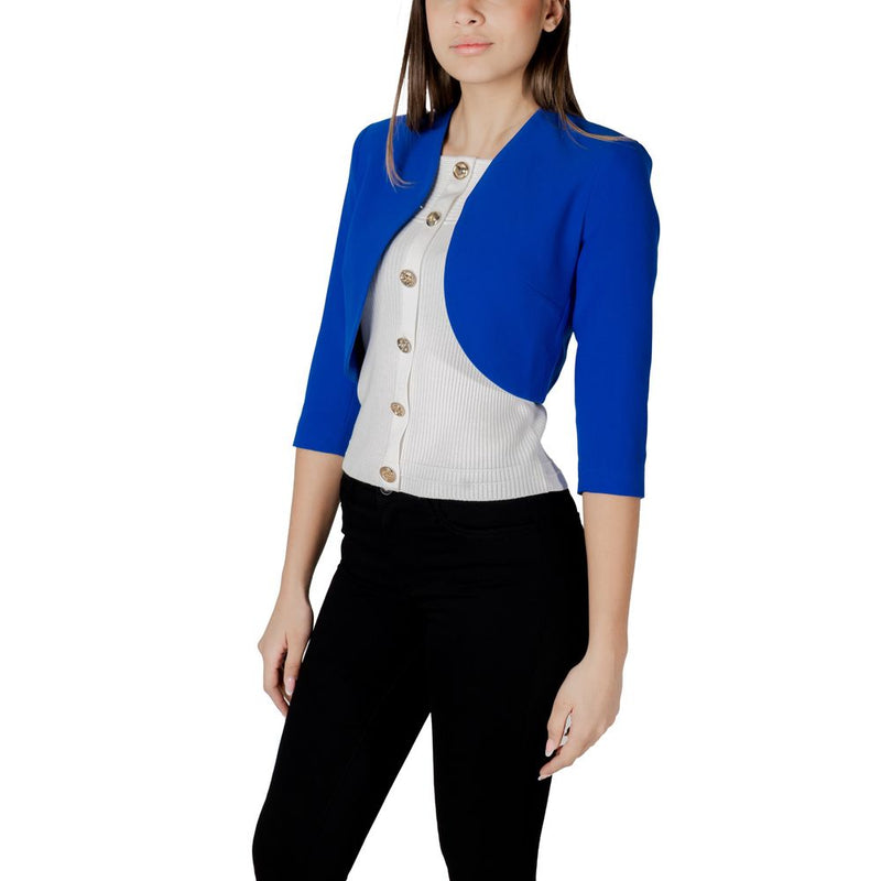 Morgan De Toi Blue Polyester Bolero - Elegant Women's Sweater