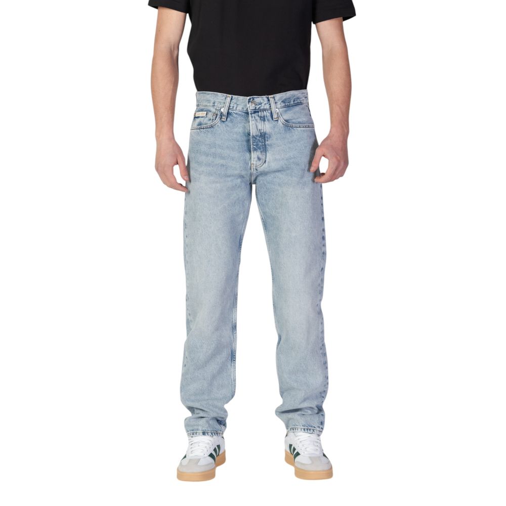 Jean Relaxed Fit en Coton Bio Bleu Clair Calvin Klein Jeans