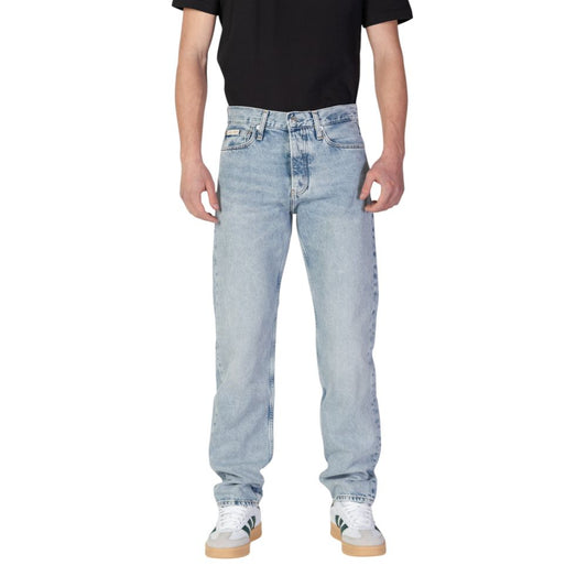 Jean Relaxed Fit en Coton Bio Bleu Clair Calvin Klein Jeans