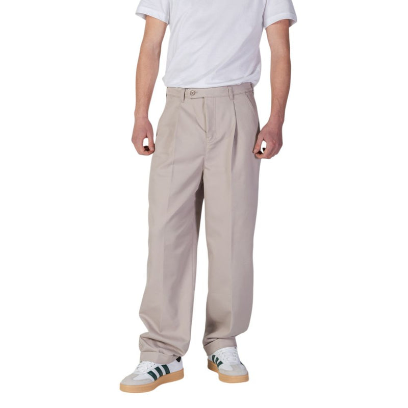 Calvin Klein Jeans Beige Broek van gerecycled polyester
