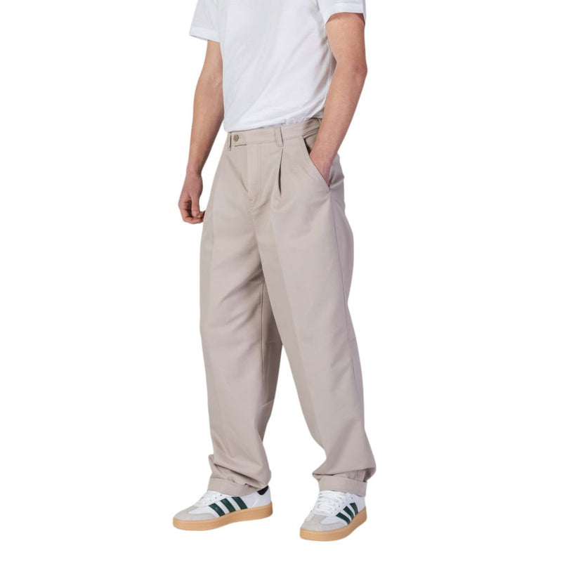 Calvin Klein Jeans Beige Broek van gerecycled polyester