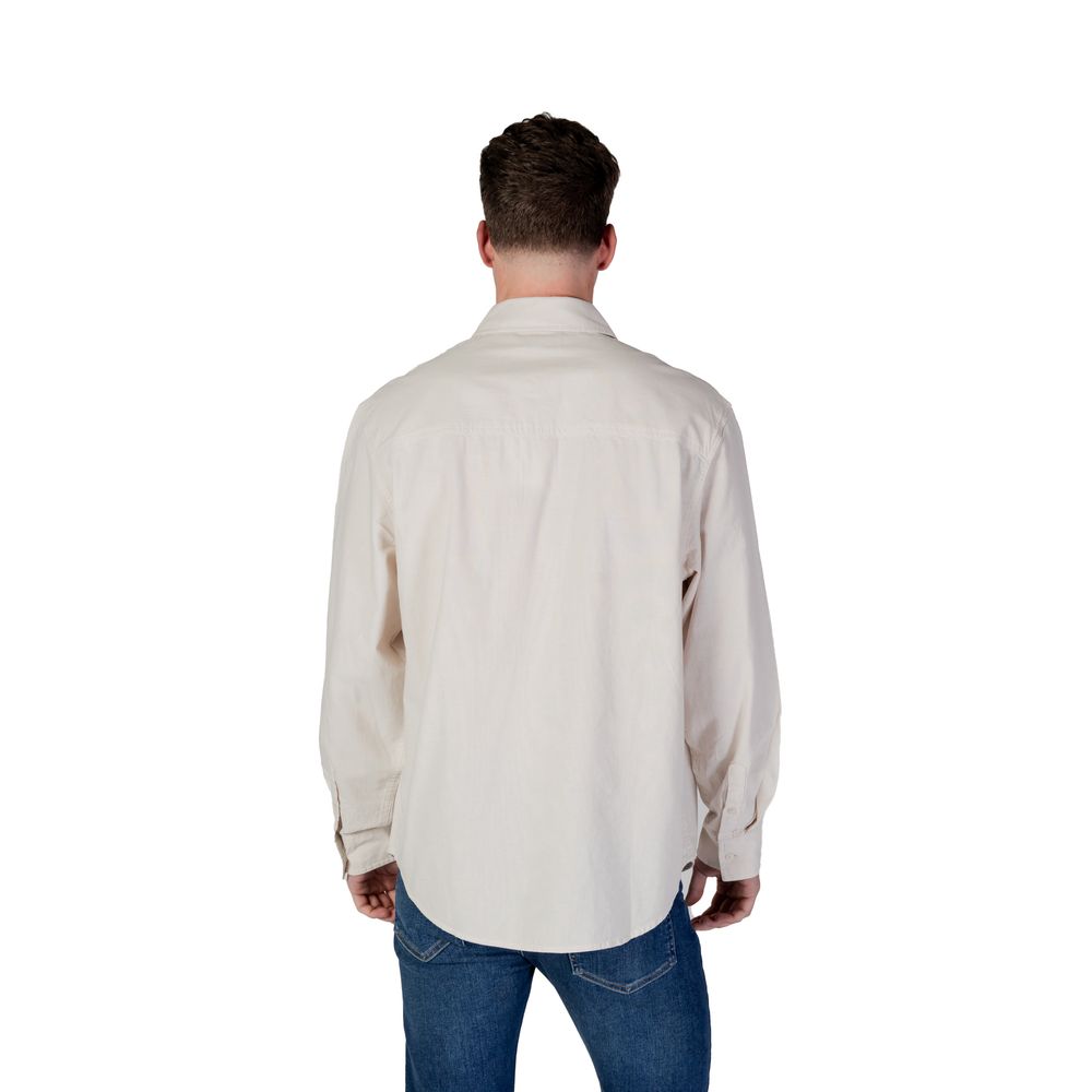 Chemise Beige en Coton Recyclé Calvin Klein Jeans