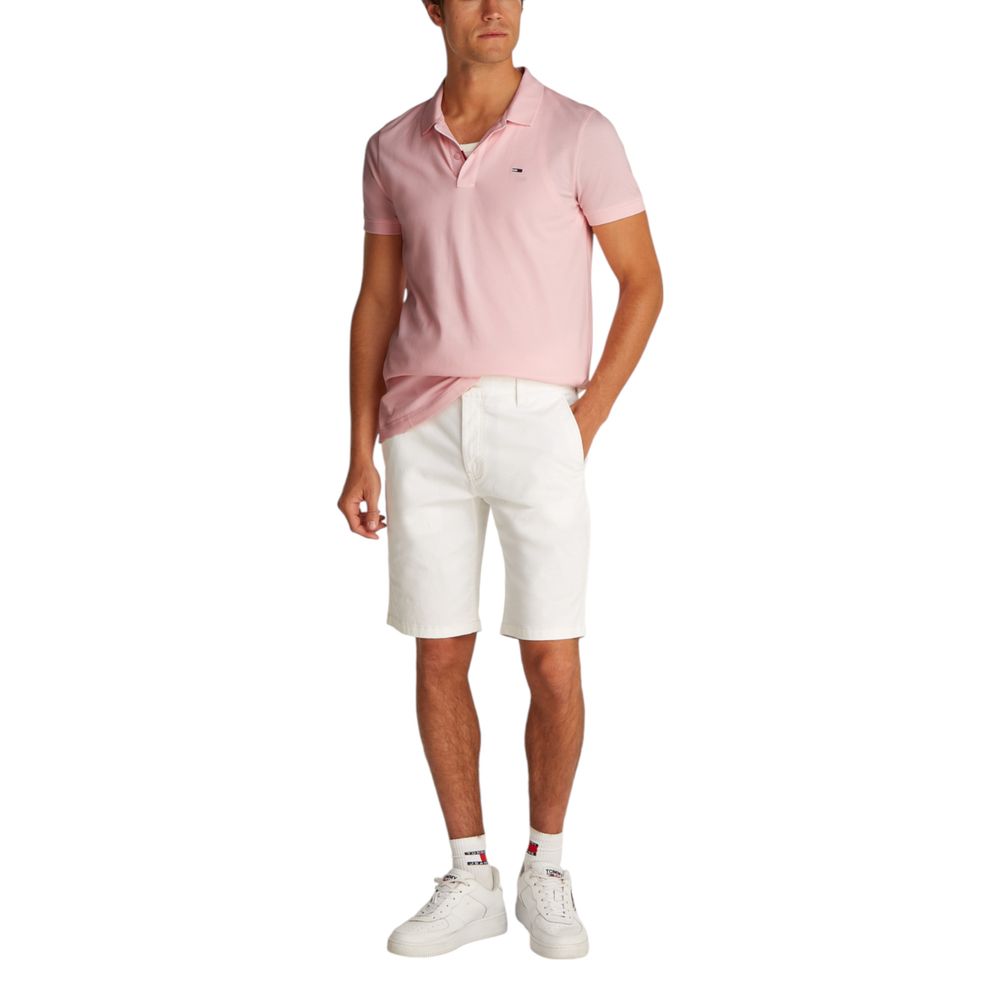 Polo en coton multicolore à motifs jeans Tommy Hilfiger