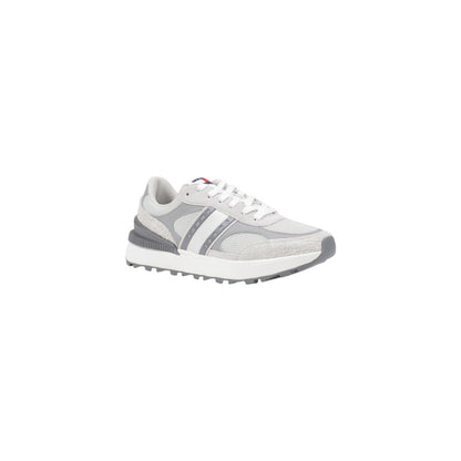 Tommy Hilfiger Jeans Gray Suede Leather Sneaker