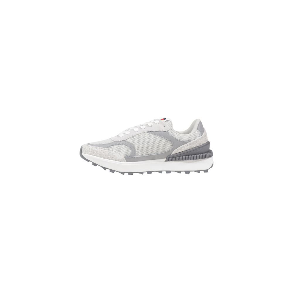Tommy Hilfiger Jeans Gray Suede Leather Sneaker