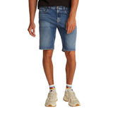 Short en coton recyclé bleu jean Tommy Hilfiger