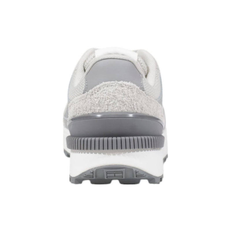 Tommy Hilfiger Jeans Gray Suede Leather Sneaker for Women