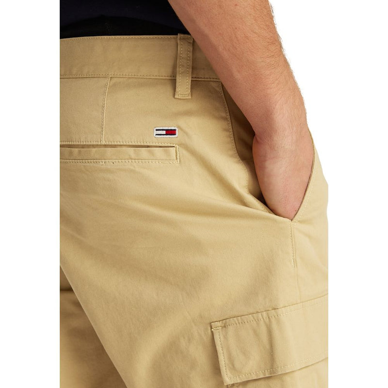 Tommy Hilfiger Jeans Beige Cotton Bermuda