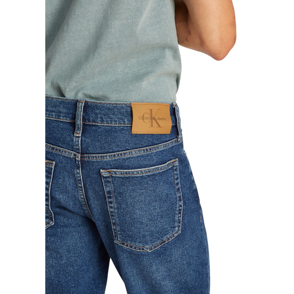 Calvin Klein Jeans Bermuda Shorts en Coton Bleu pour Homme