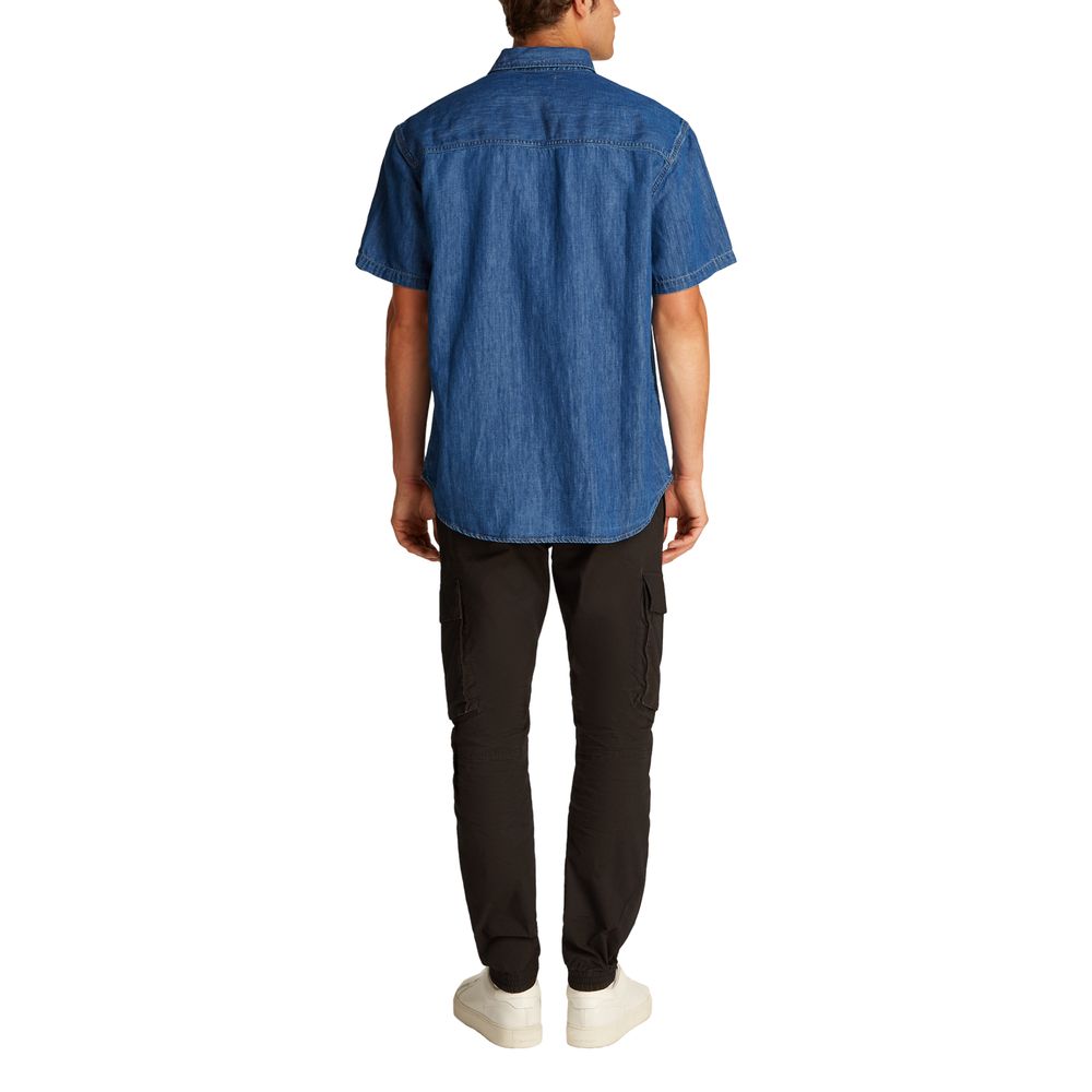Chemise en Denim Bleu Calvin Klein Jeans REGULAR SS DENIM J30J327178