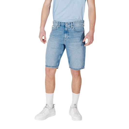 Calvin Klein Jeans Blue Cotton Bermuda Shorts for Men