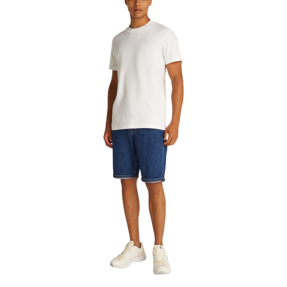 Calvin Klein Jeans Bermuda Shorts en Coton Bleu pour Homme