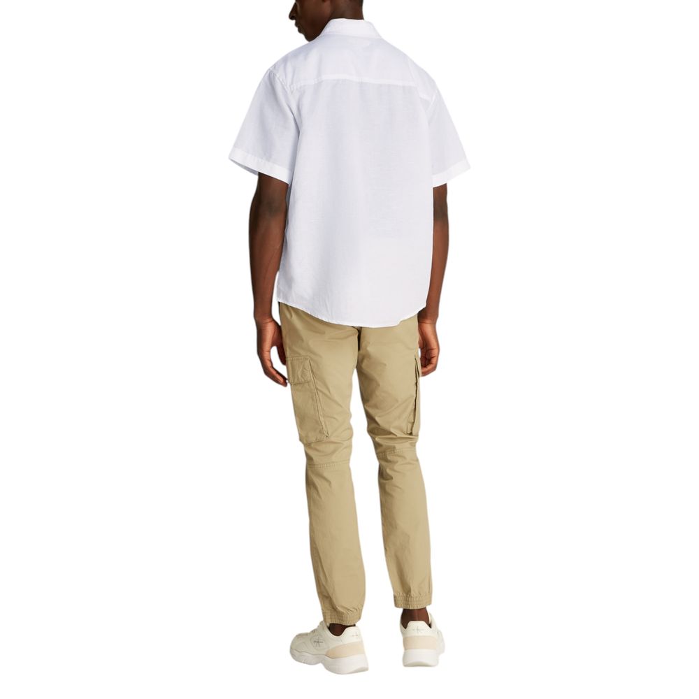 Chemise à manches courtes en lin Calvin Klein Jeans