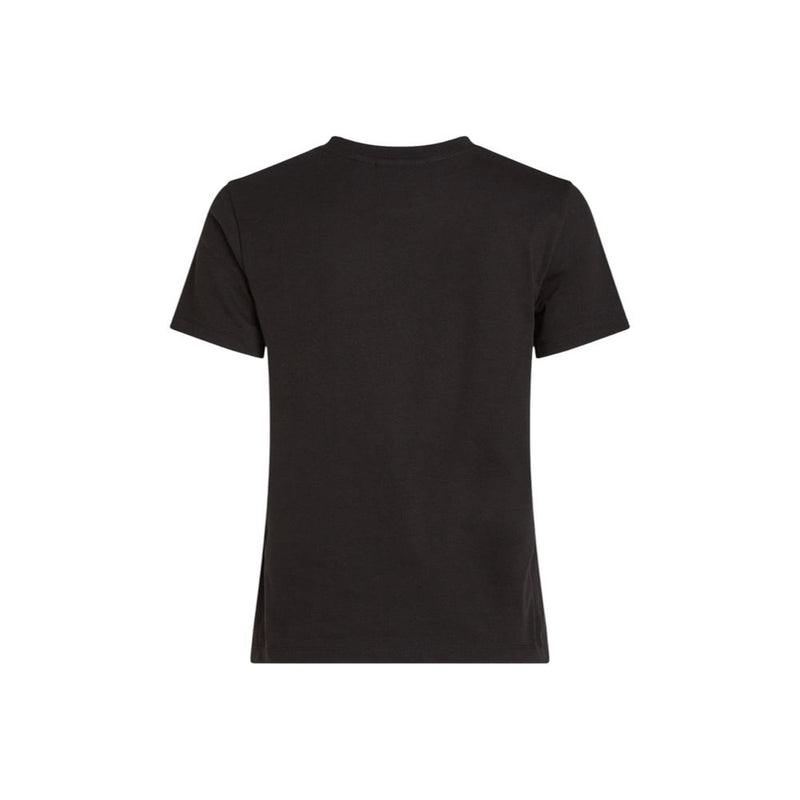 T-shirt en coton recyclé noir Calvin Klein Jeans pour femmes