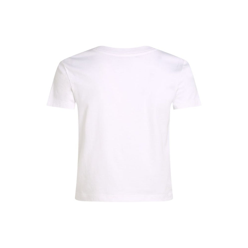 T-Shirt Femme Blanc en Coton Recyclé Calvin Klein Jeans