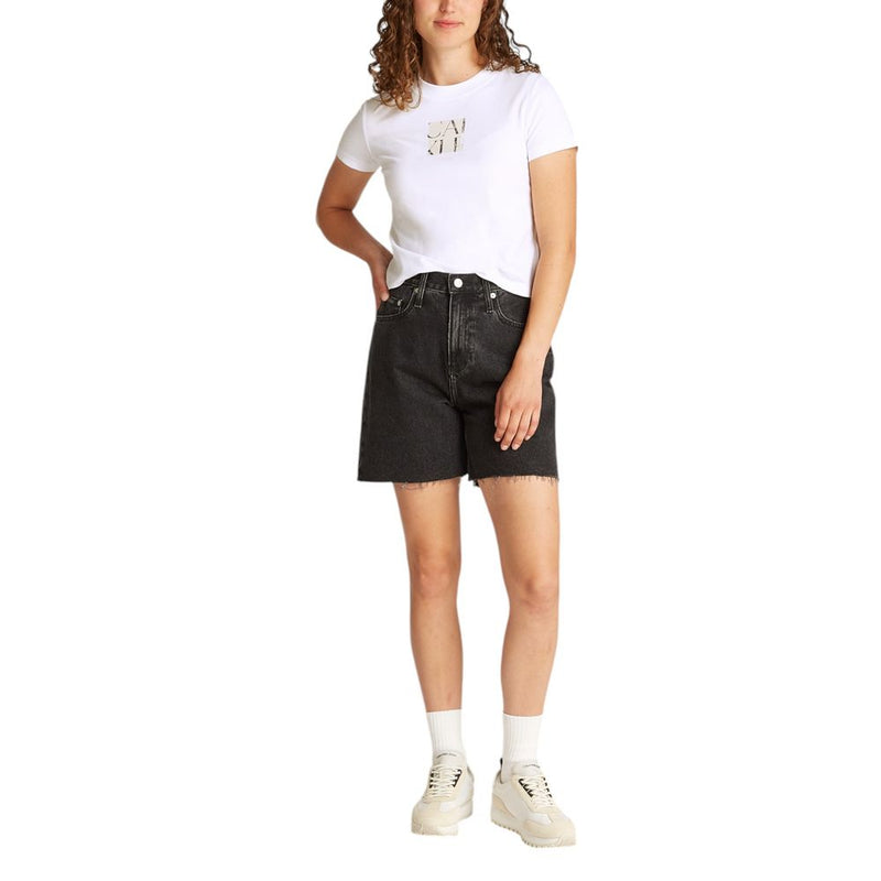 T-Shirt Femme Blanc en Coton Recyclé Calvin Klein Jeans
