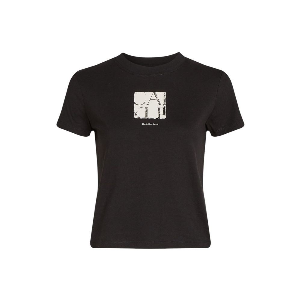 T-shirt Noir en Coton Recyclé Calvin Klein Jeans