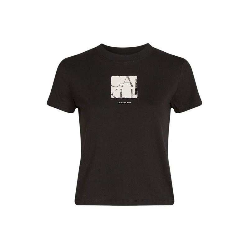 T-shirt Noir en Coton Recyclé Calvin Klein Jeans
