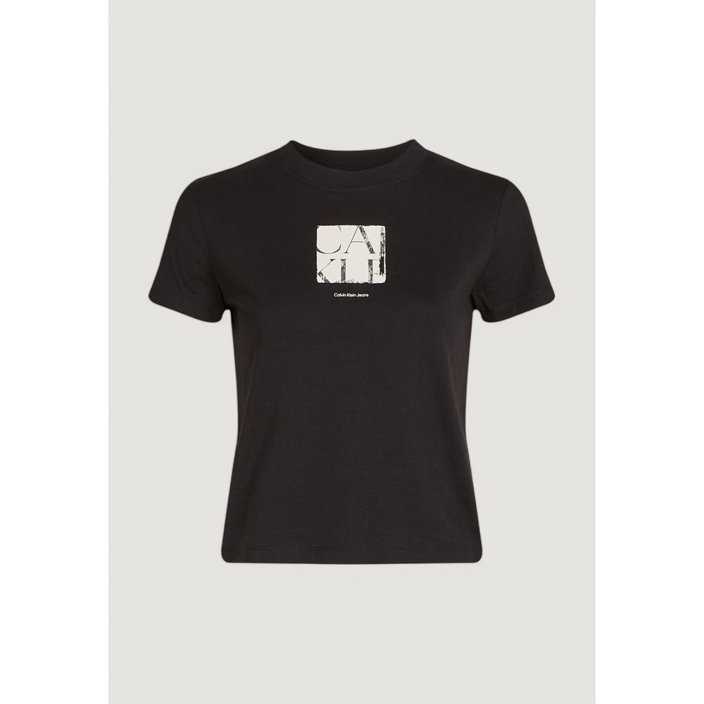 T-shirt Noir en Coton Recyclé Calvin Klein Jeans