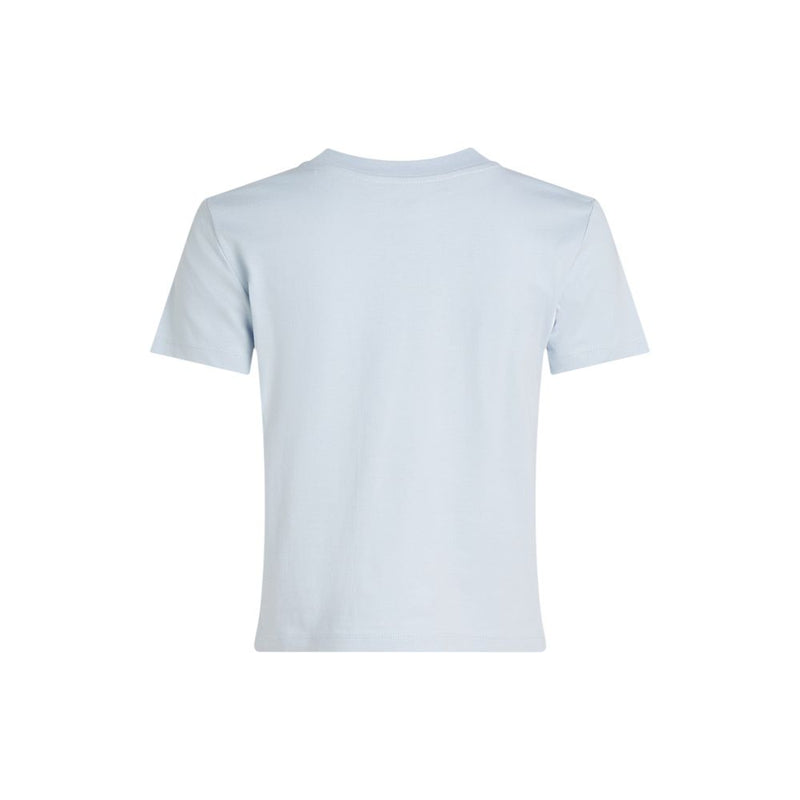 T-shirt en coton recyclé bleu Calvin Klein Jeans