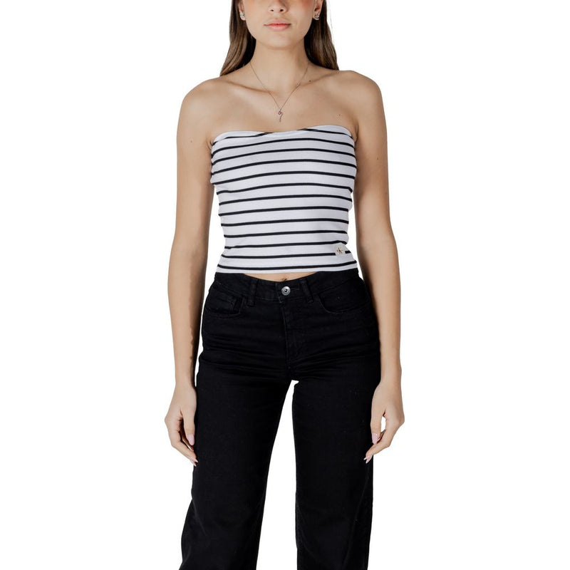 Calvin Klein Jeans T-shirt Blanc en Coton Recyclé pour Femme