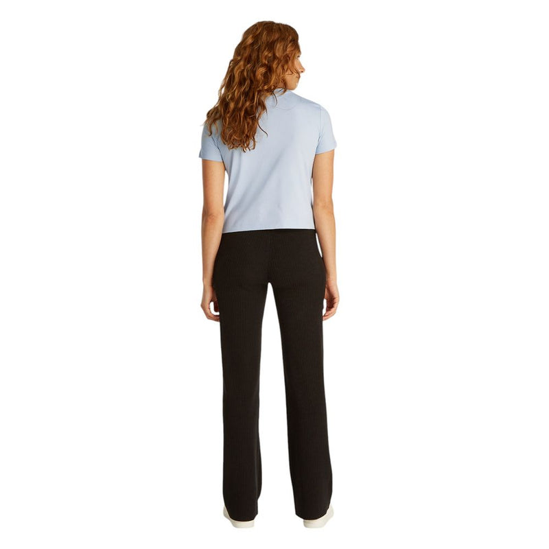 T-shirt en coton recyclé bleu Calvin Klein Jeans