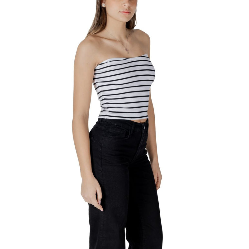Calvin Klein Jeans T-shirt Blanc en Coton Recyclé pour Femme