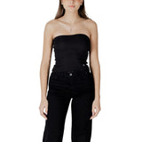 Calvin Klein Jeans WOVEN LABEL RIB J20J225310 Top Femme - Noir