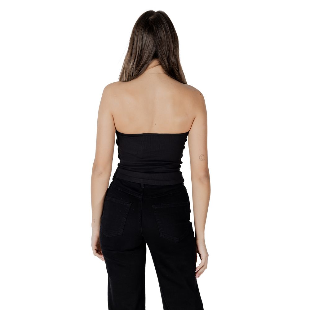 Calvin Klein Jeans WOVEN LABEL RIB J20J225310 Top Femme - Noir