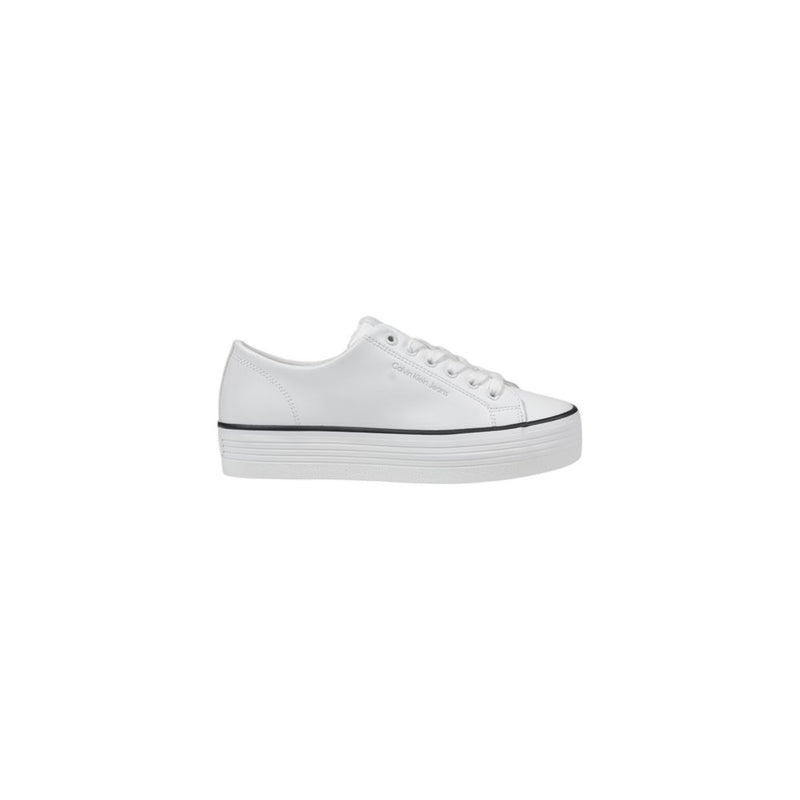 Calvin Klein Jeans BOLD VULC Flat Low Sneakers - Black and White